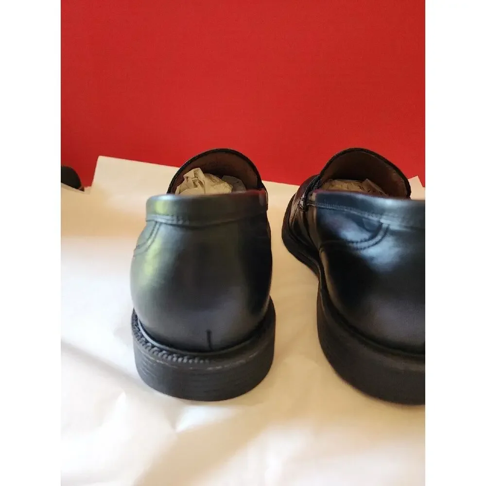 Johnston & Murphy XC4 System Waterproof Sheepskin Shoes Sz 9 M Dual Width Black